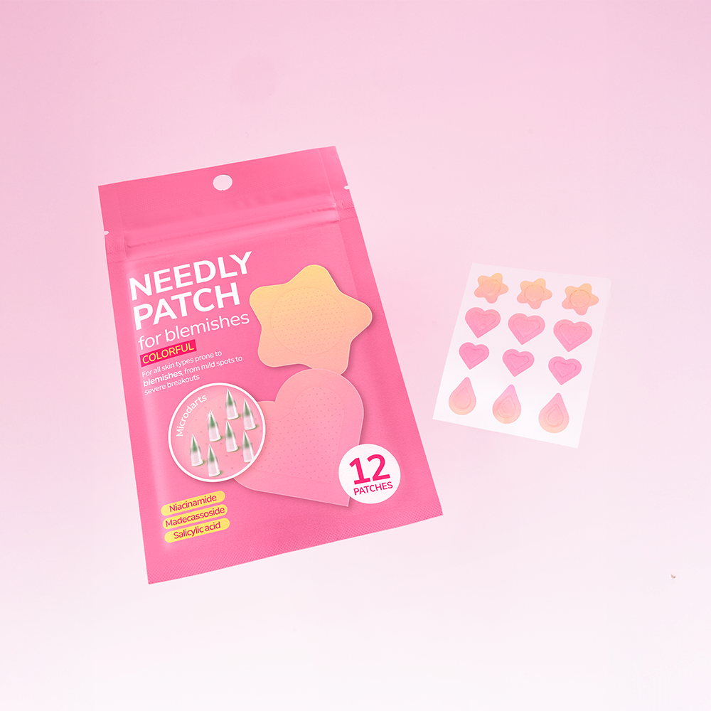 NEEDLY Patch for blemishes colorful 12шт - Мікроголкові патчі від прищів - фото №5 NEEDLY Patch for blemishes colorful 12шт - Мікроголкові патчі від прищів - фото №5